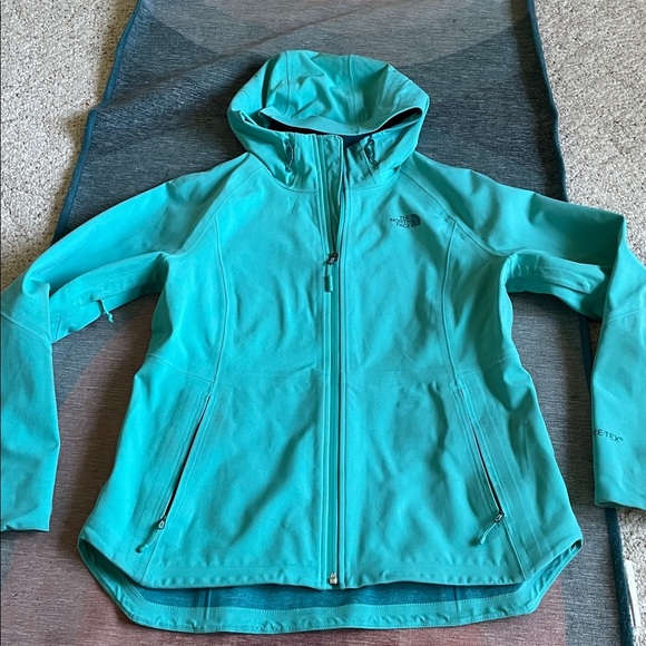 The North Face Aqua Full-Zip Waterproof Outdoor Rain Apex Flex Jacket - Picture 8 of 12